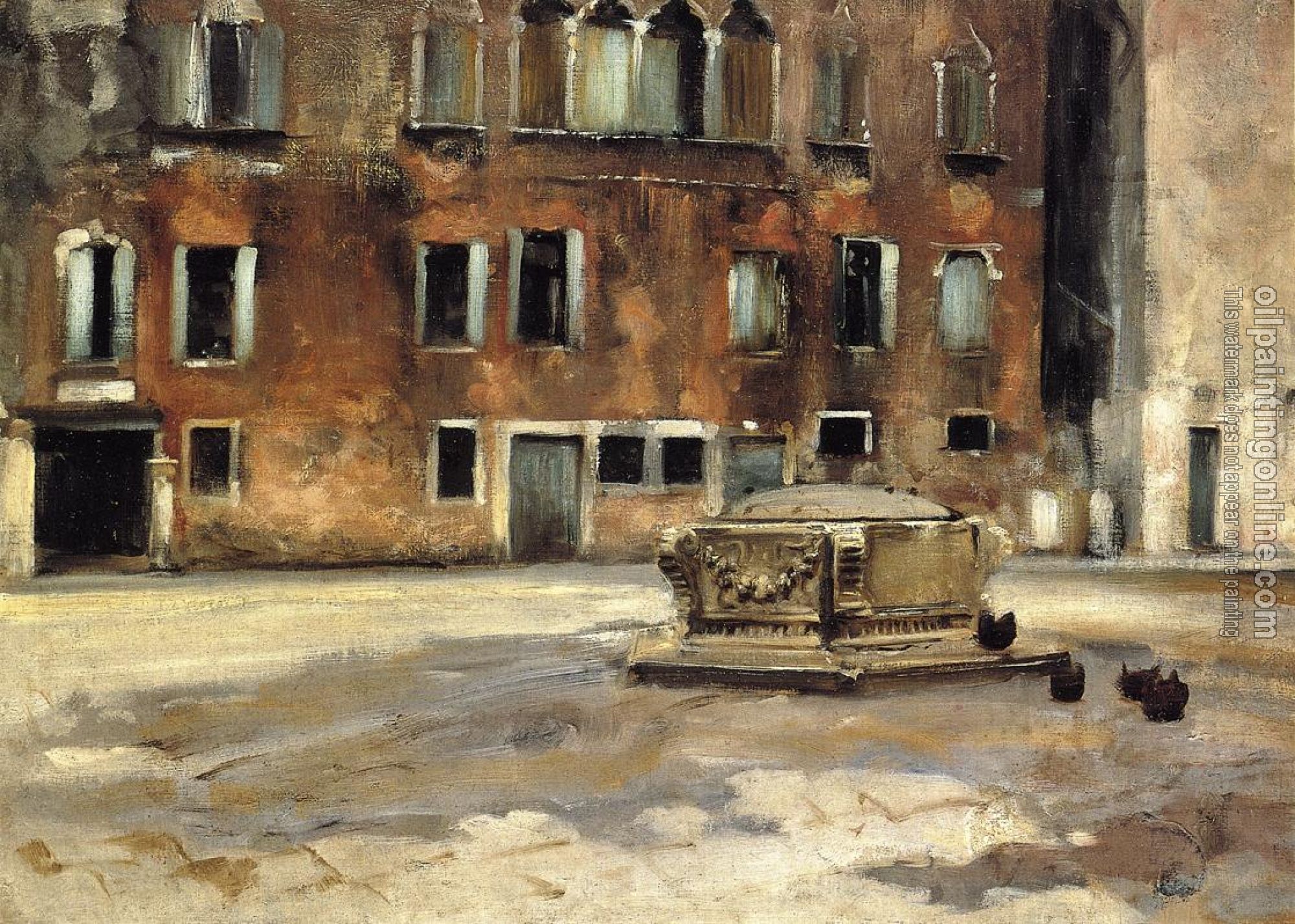 Sargent, John Singer - Campo San Agnese, Venise